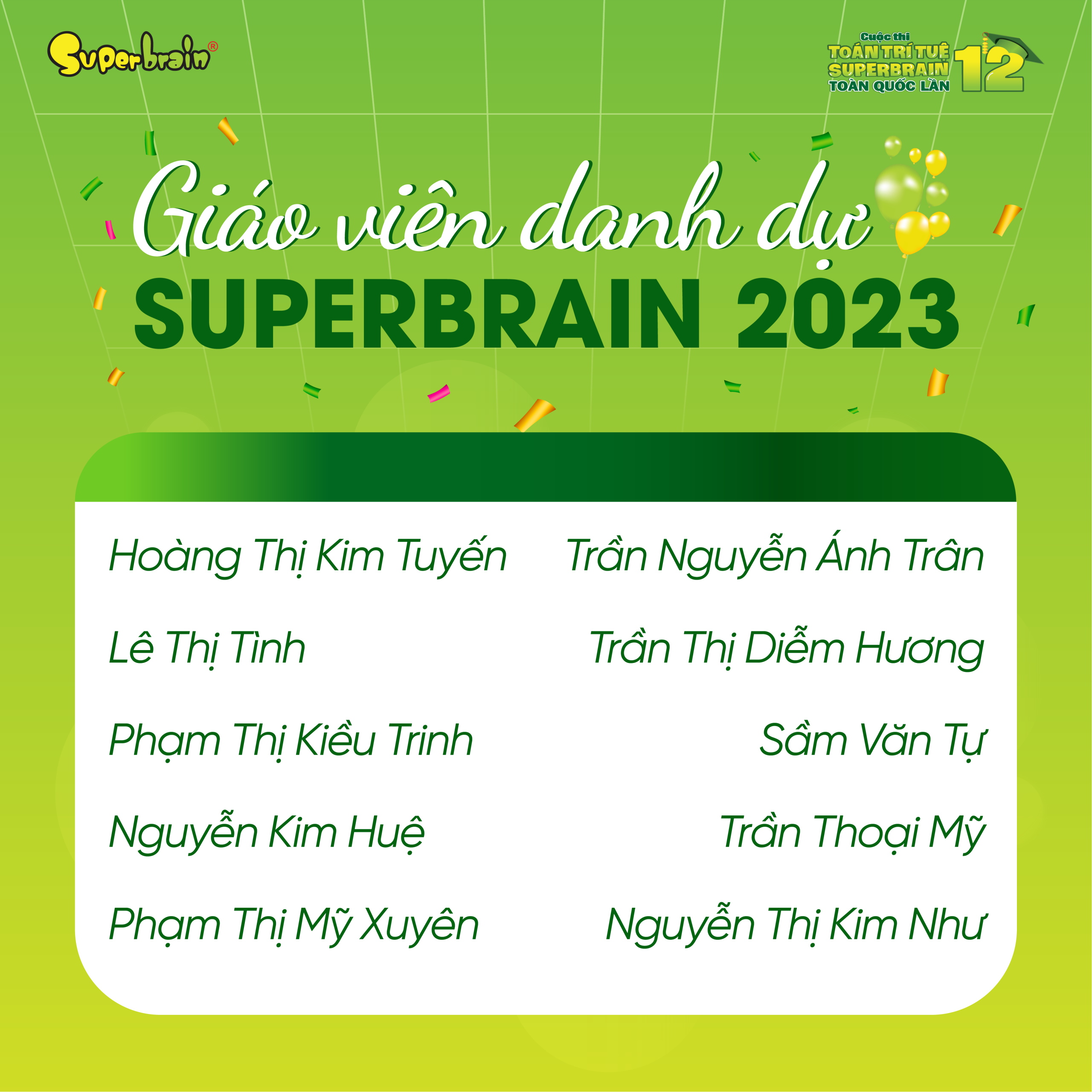 Chúc mừng Giáo viên Superbrain danh dự năm 2023 (1)