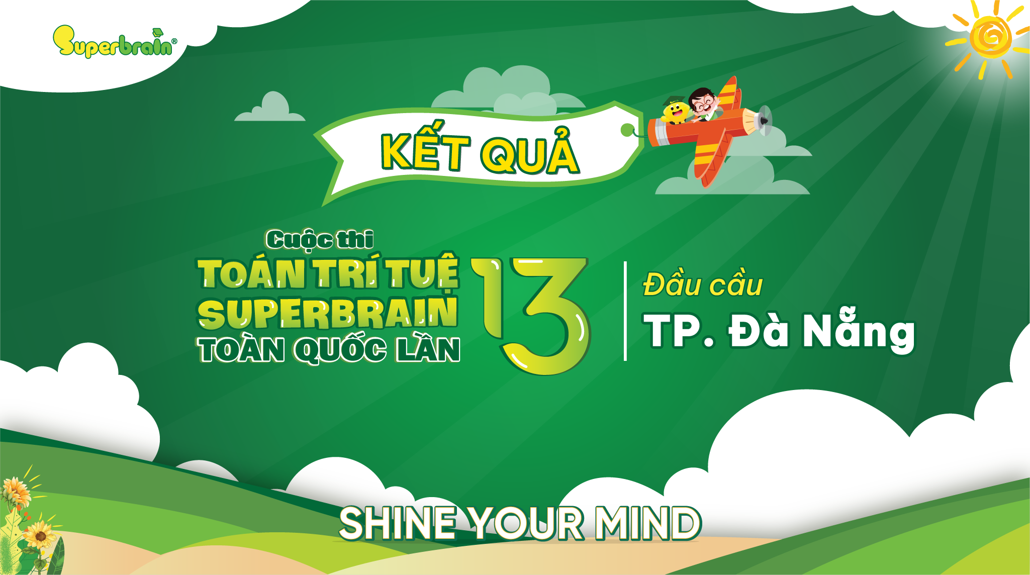 THÔNG BÁO KẾT QUẢ CUỘC THI TOÁN TRÍ TUỆ SUPERBRAIN TOÀN QUỐC LẦN 13 – ĐẦU CẦU ĐÀ NẴNG