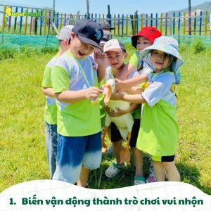 Biến vận động thành trò chơi vui nhộn