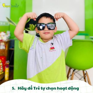 Hãy để trẻ tự chọn hoạt động