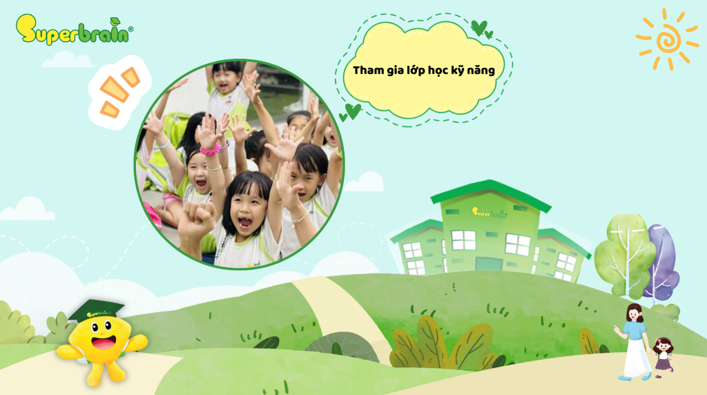 Lớp học kỹ năng giúp con khởi động tinh thần gắn kết 