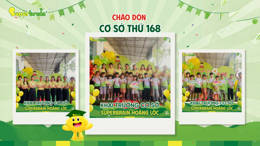 mừng khai trương cơ sở Superbrain Hoằng Lộc Thanh Hóa
