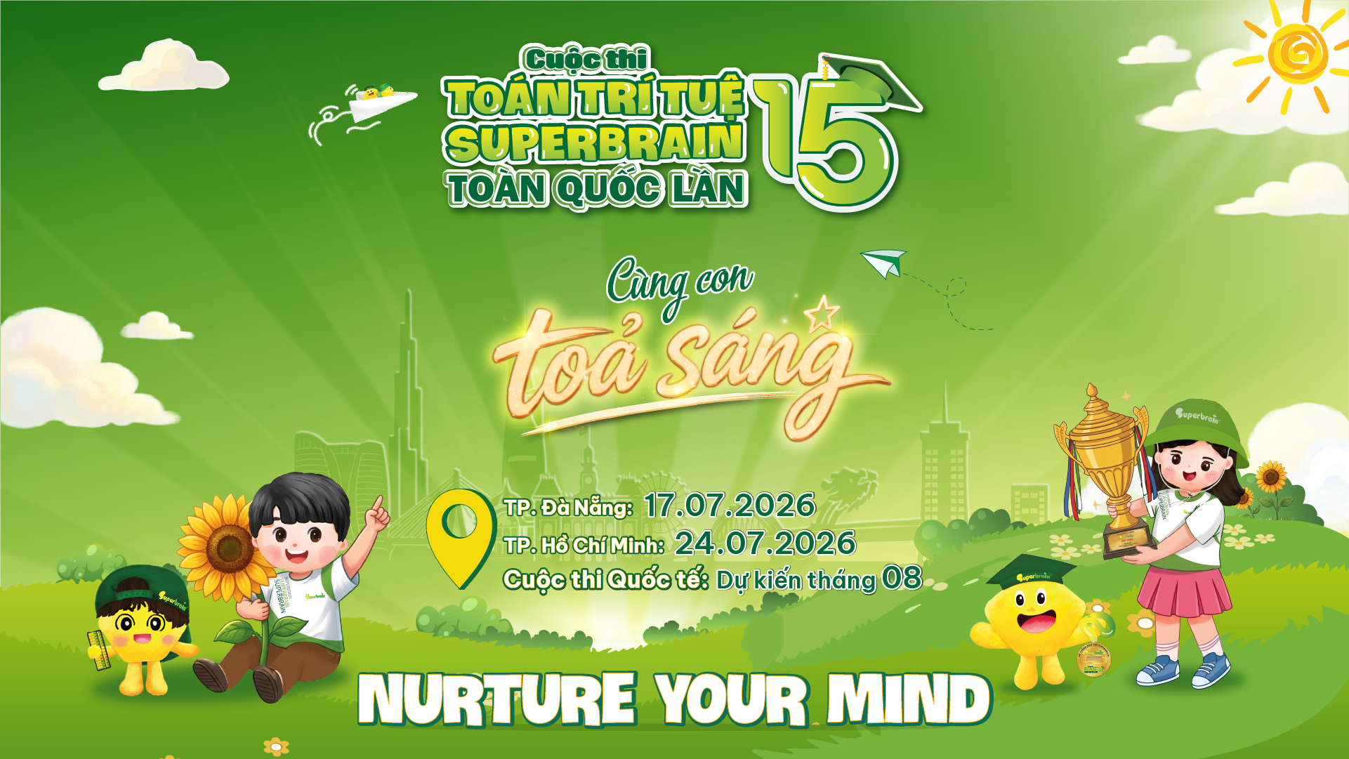 Cuộc thi Toán Trí Tuệ Superbrain Toàn Quốc lần 15