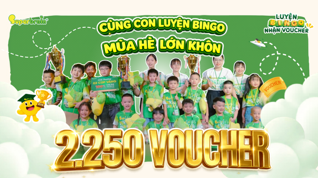 Luyện bingo nhận voucher - Superbrain